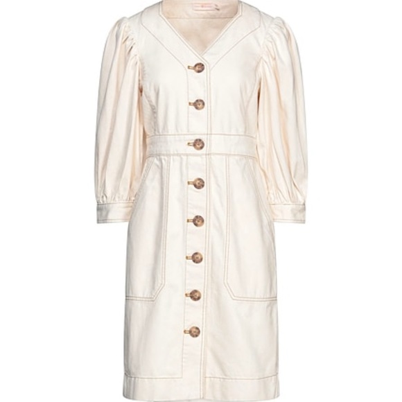 Tory Burch demon dress ivory size 4 - Picture 1 of 2